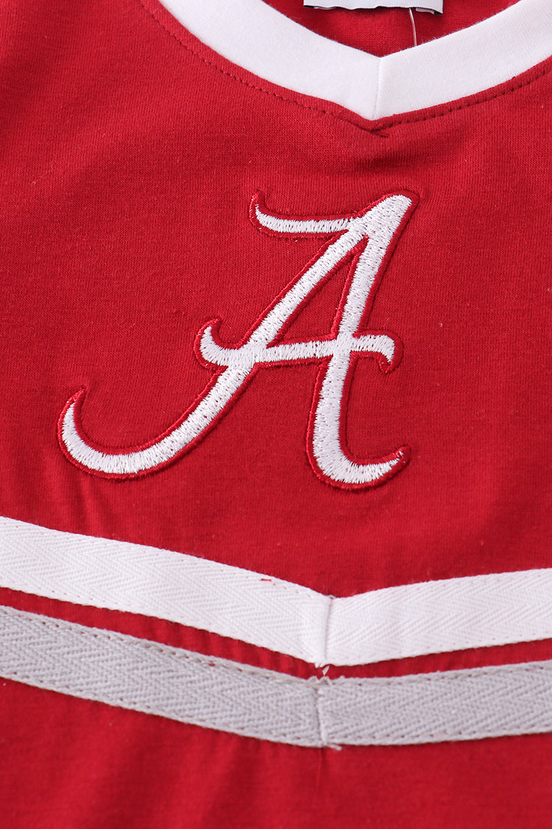 Alabama embroidery cheerleader skorts set