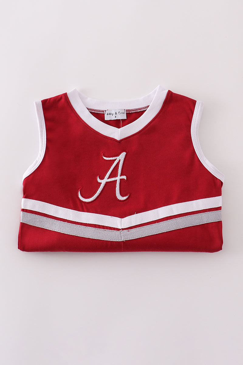 Alabama embroidery cheerleader skorts set
