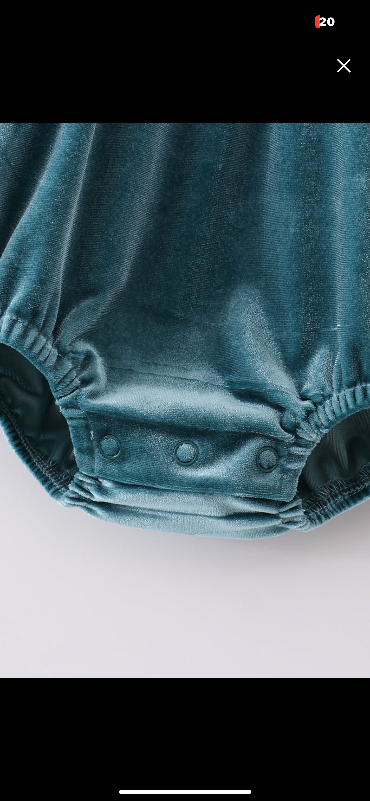 Teal Velvet Girl Bubble