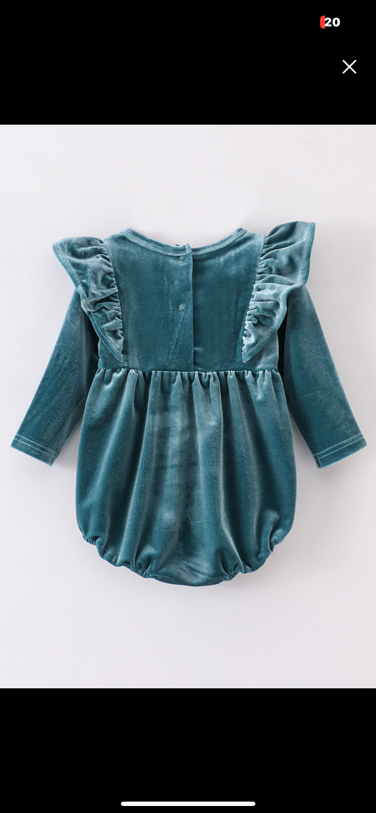 Teal Velvet Girl Bubble