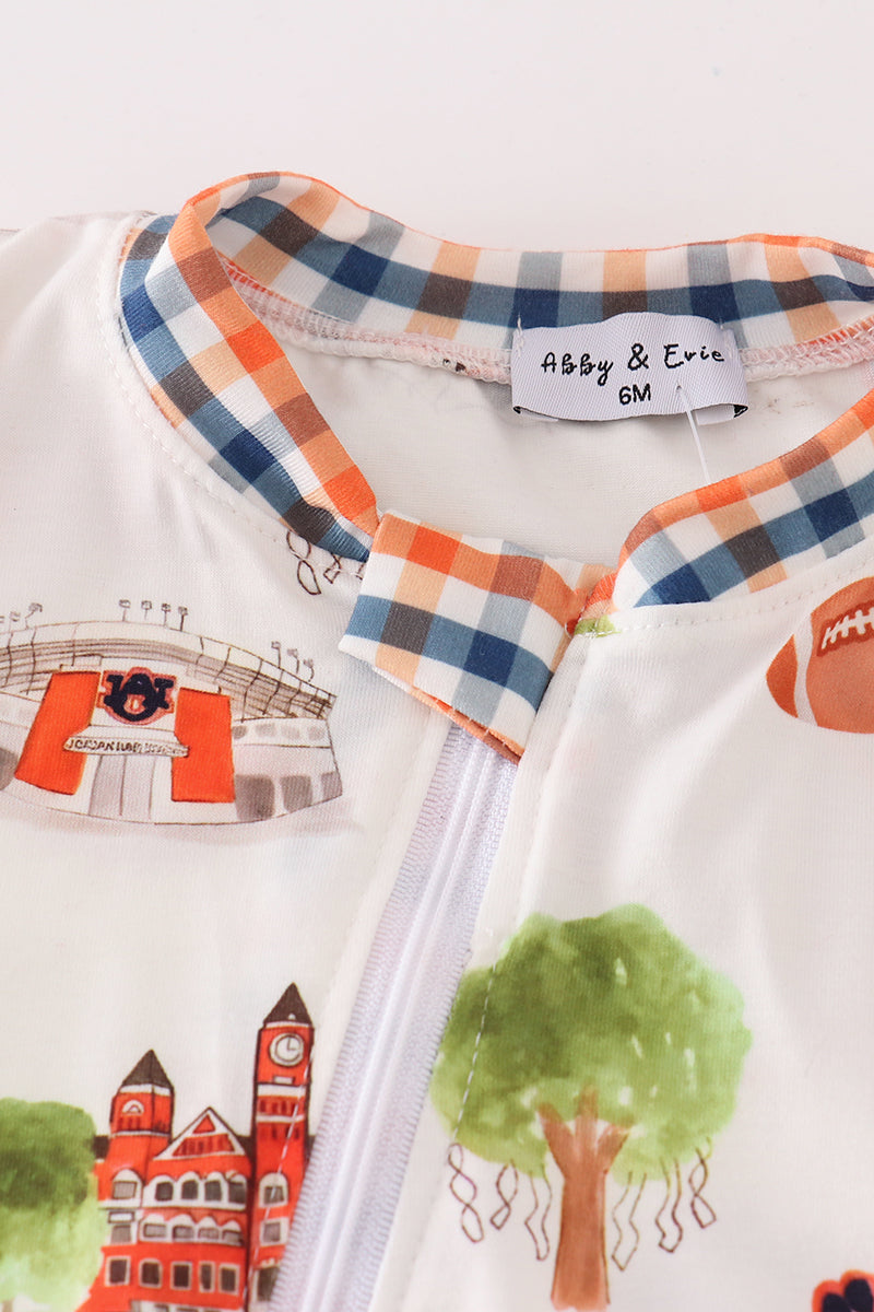 Auburn Football Tiger Boy Romper