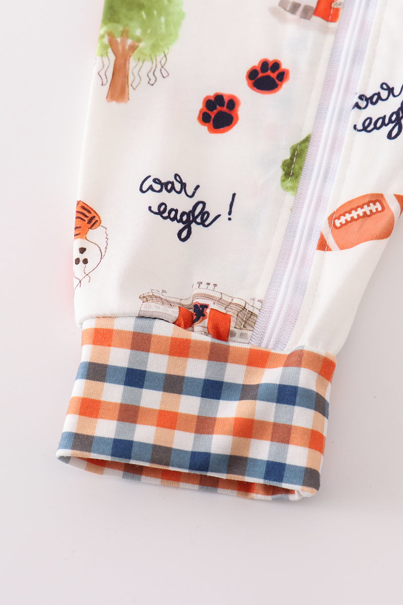 Auburn Football Tiger Boy Romper