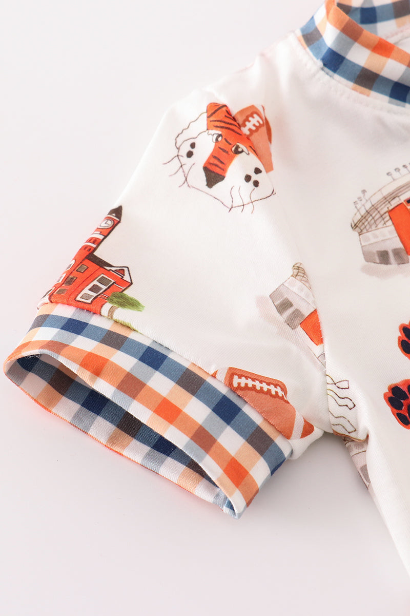 Auburn Football Tiger Boy Romper