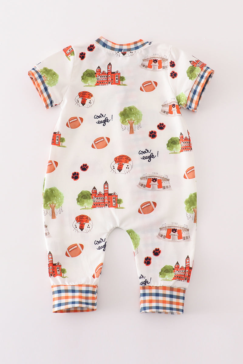 Auburn Football Tiger Boy Romper