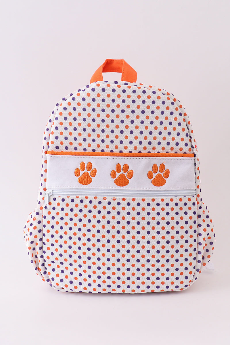 Clemson embroidery backpack