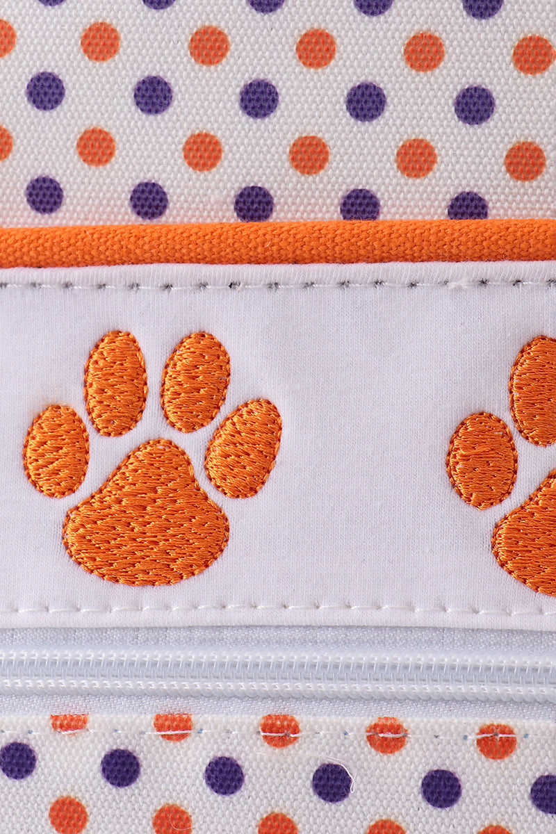 Clemson embroidery backpack