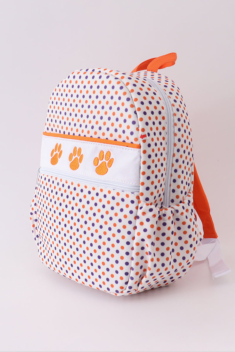 Clemson embroidery backpack