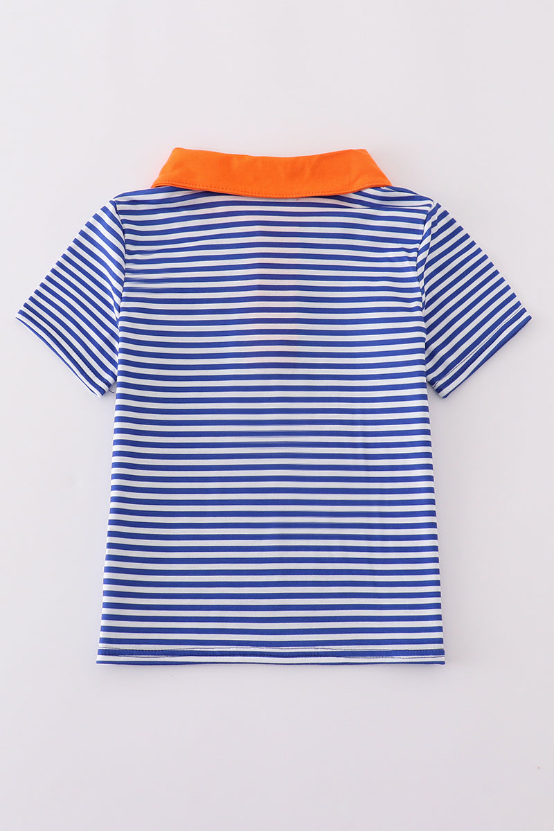 Blue stripe Florida Gators embroider button down shirt