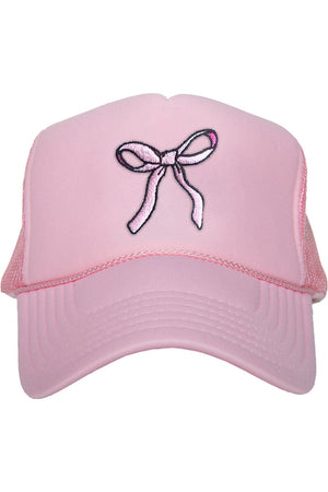 Coquette Pink Bow Hat