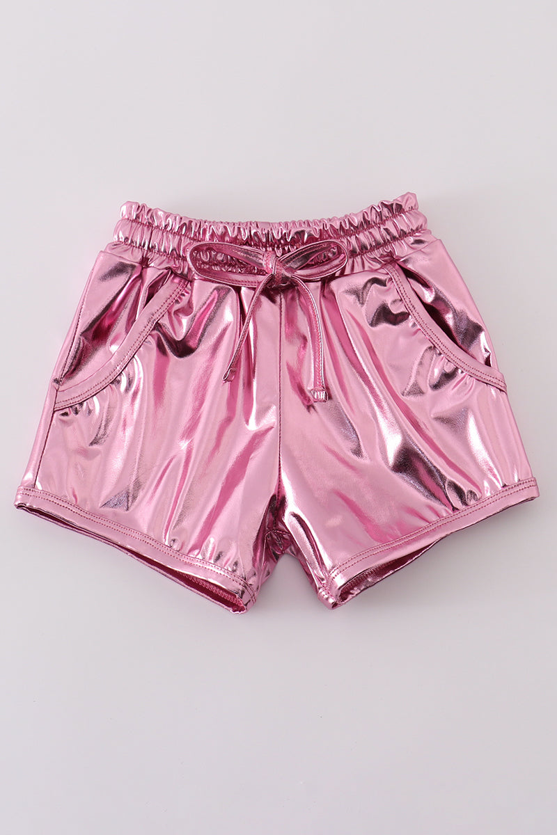 Pink laser shorts