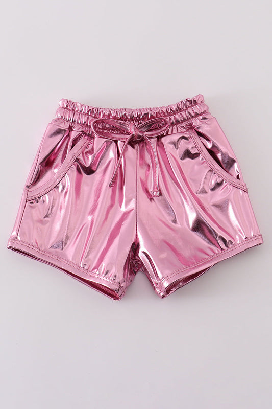 Pink laser shorts