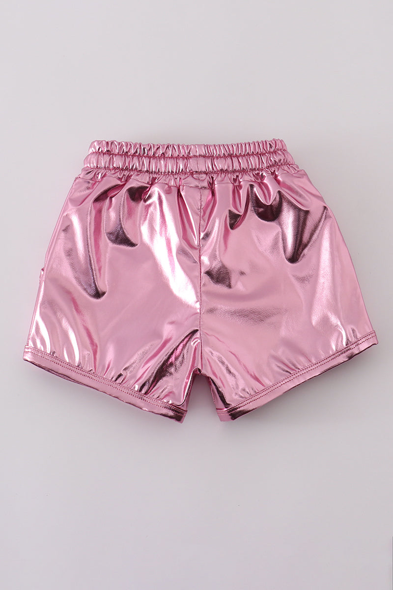 Pink laser shorts