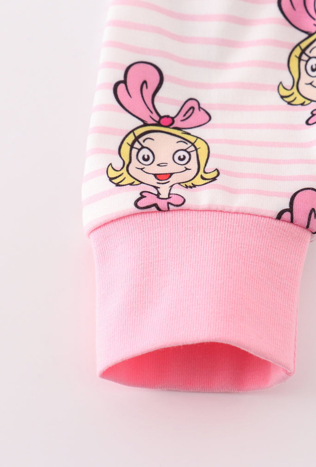 Pink Cindy Lou Girl Romper