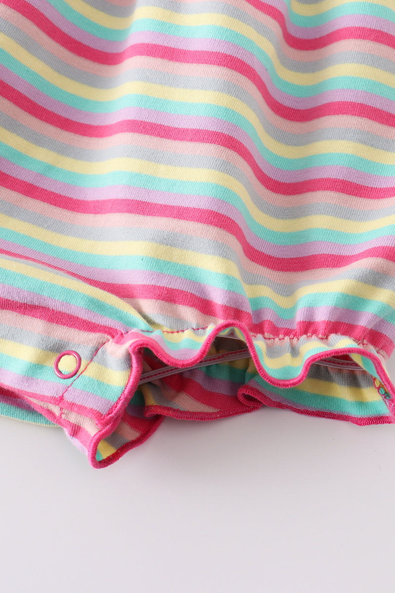 Premium Easter egg stripe strap girl bubble