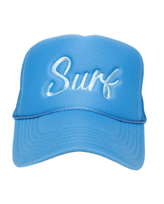 Surf Cursive Foam Trucker Hat