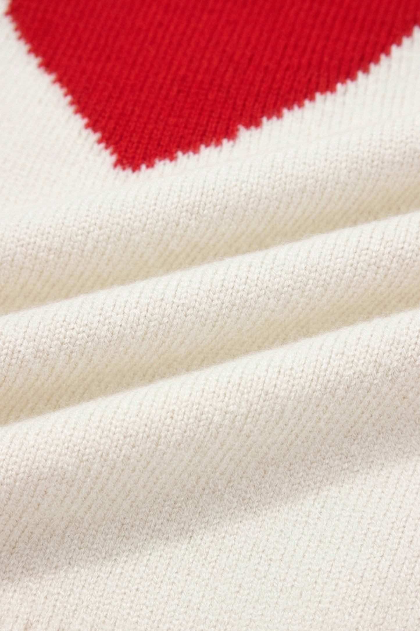 White Valentine Heart Graphic Cropped Short Sleeve Sweater