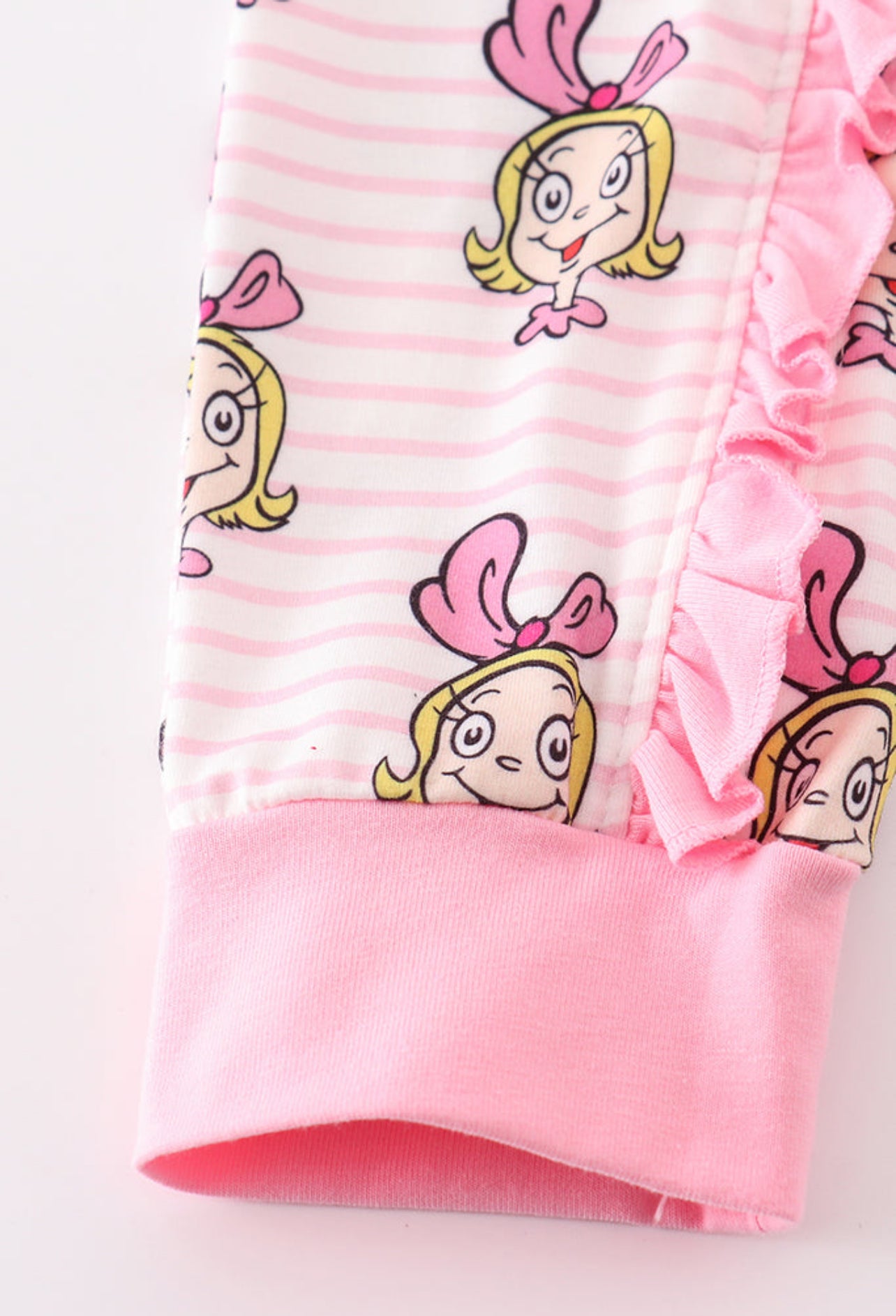 Pink Cindy Lou Girl Romper