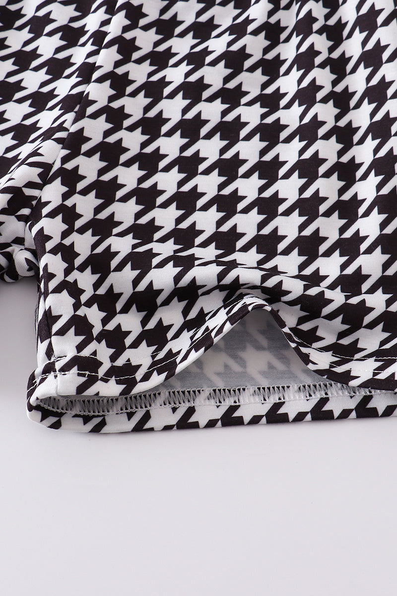 Red character embroidery boy set