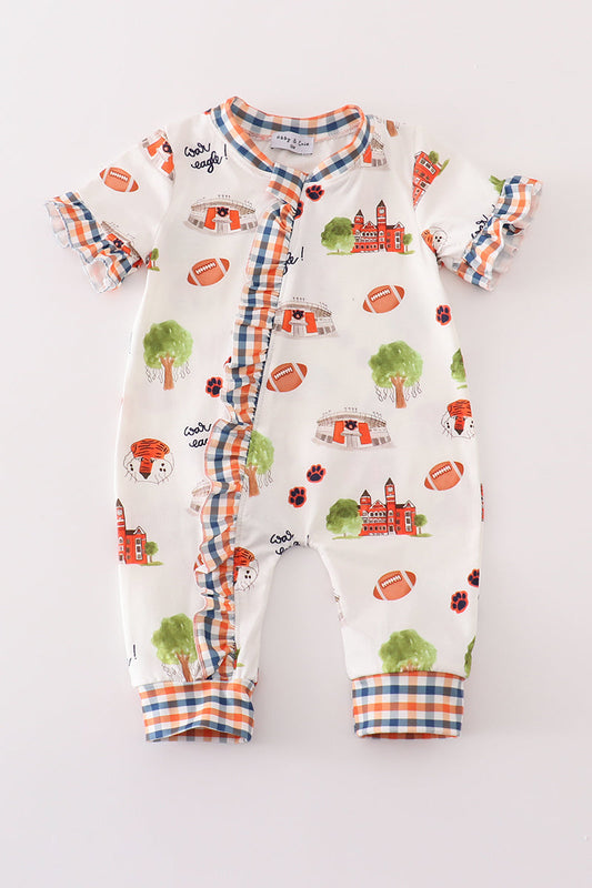 Auburn Football Tiger Newborn & Toddler Romper