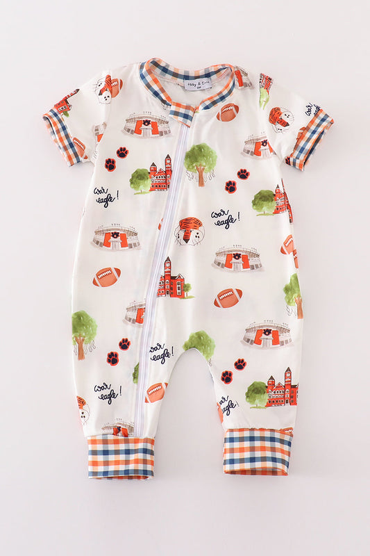 Auburn Football Tiger Boy Romper