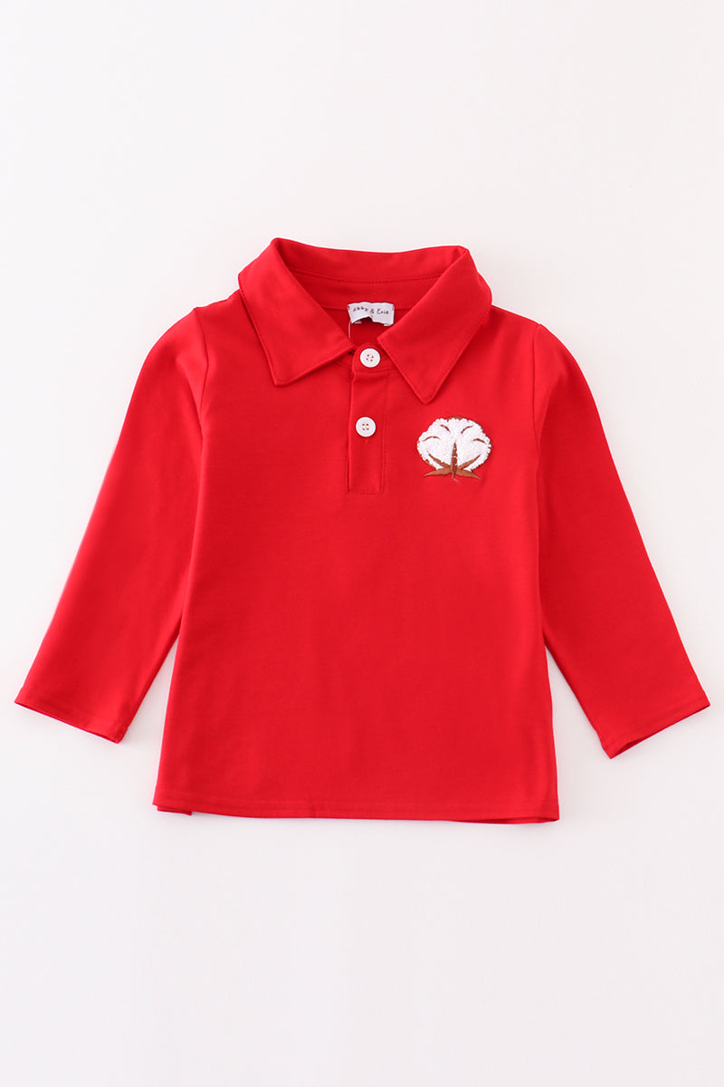 Boys Cotton Embroidery Long Sleeve