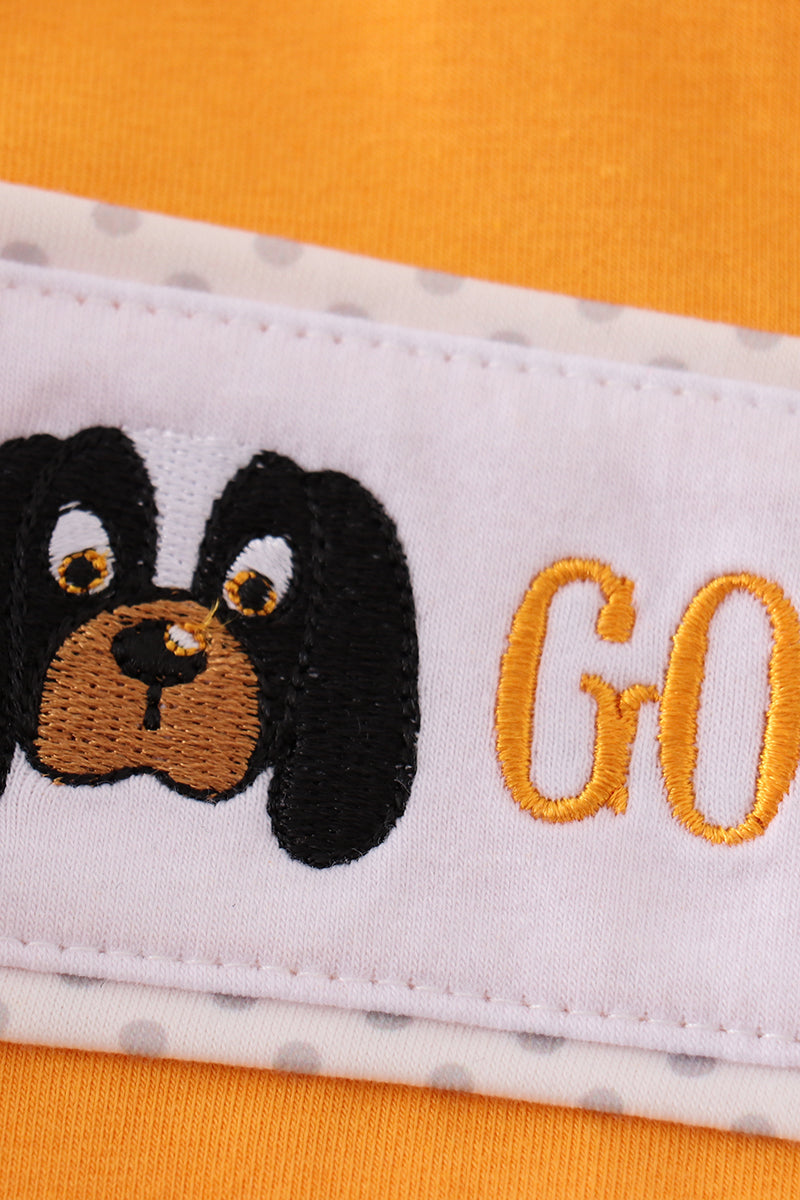 Orange go vols embroidery boy bubble