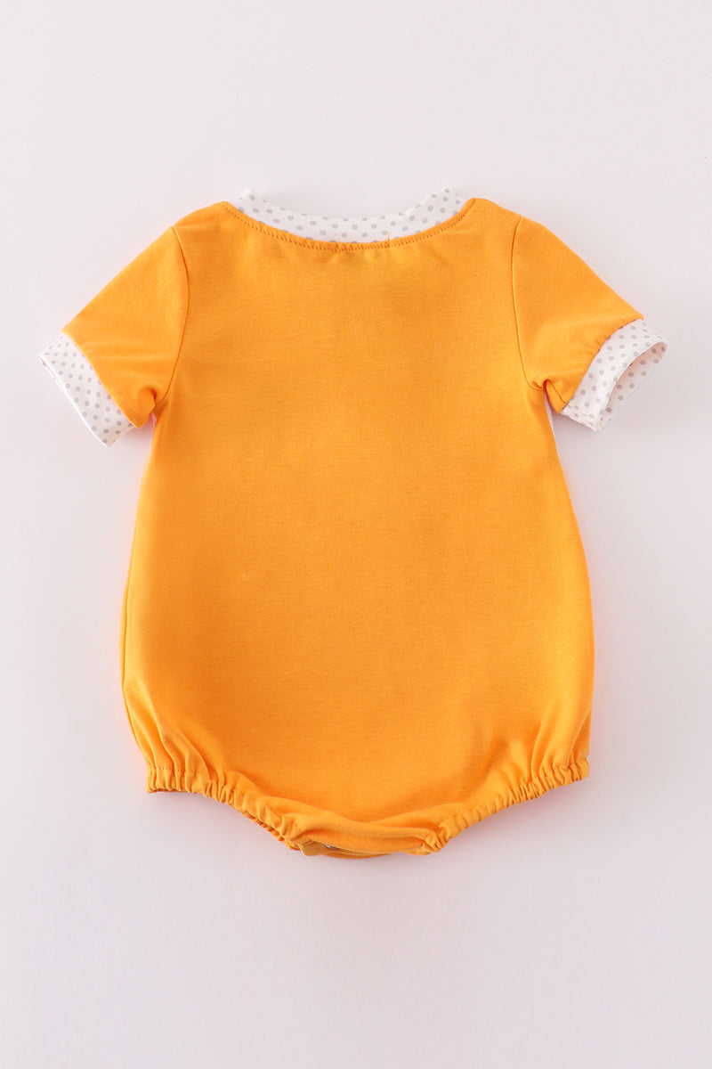 Orange go vols embroidery boy bubble