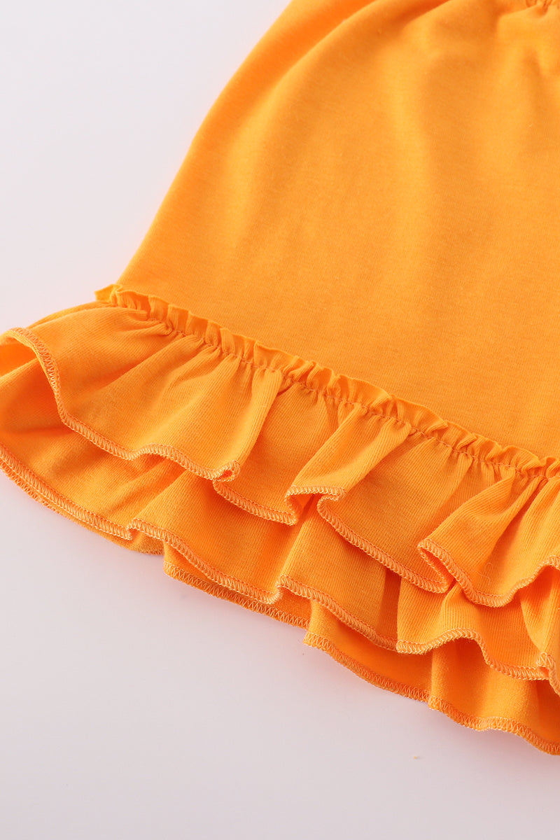 Orange go vols embroidery girl set