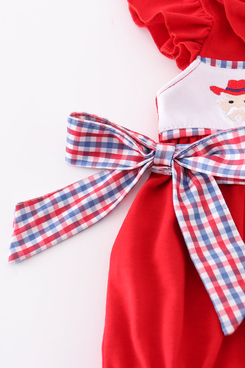 Red ole miss embroidery girl bubble