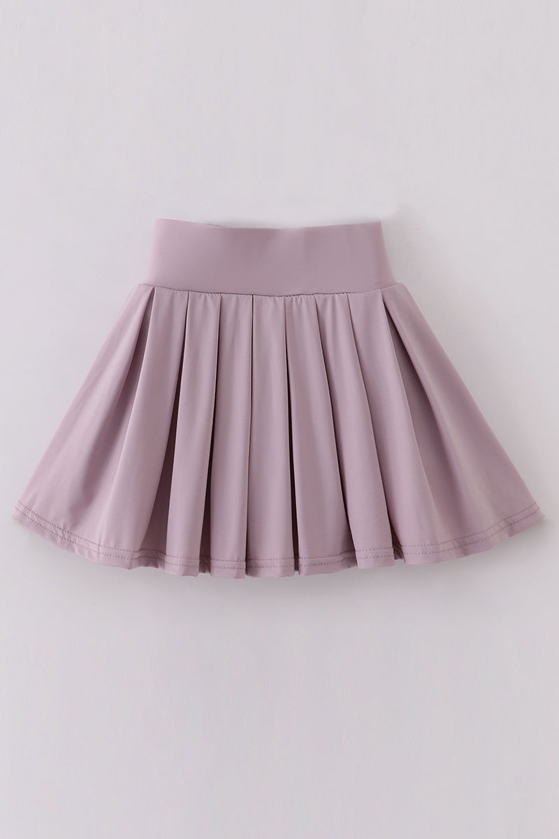 Purple Pleats active skorts