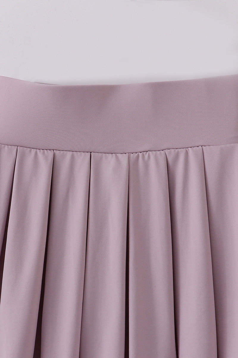 Purple Pleats active skorts