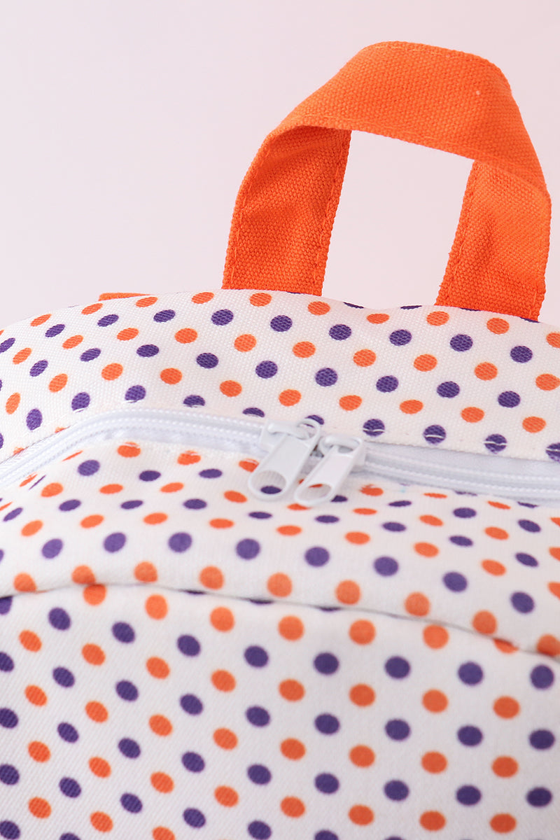 Clemson university embroidery girl schoolbag