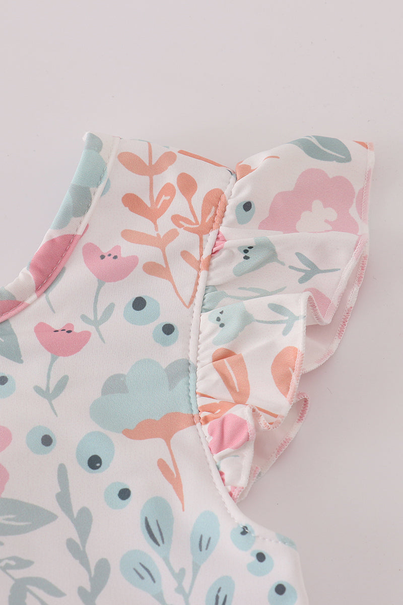 Green swiss dot leotard