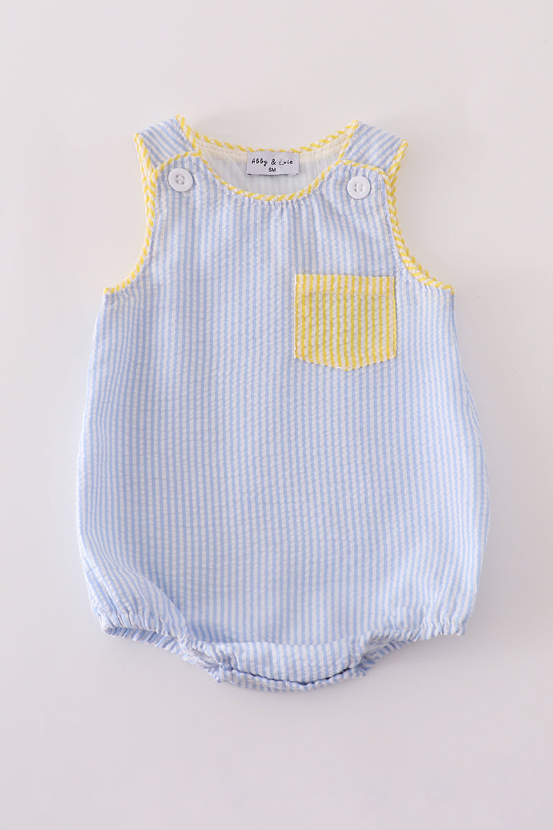 Multi seersucker stripe bubble