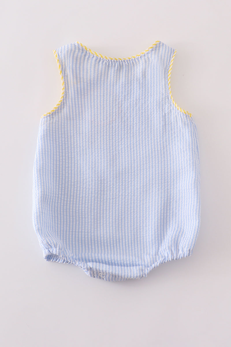 Multi seersucker stripe bubble