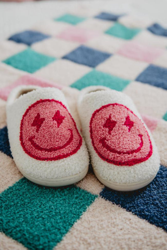 Hot Pink Fuzzy Slippers