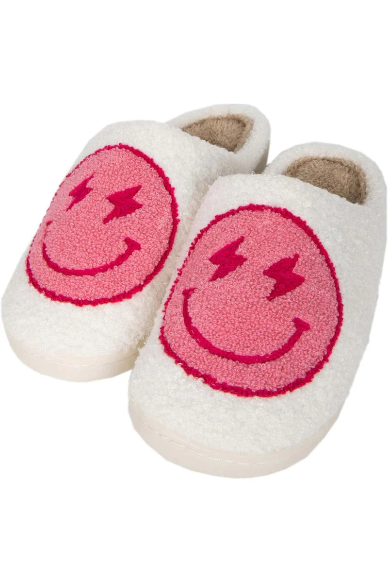 Hot Pink Fuzzy Slippers