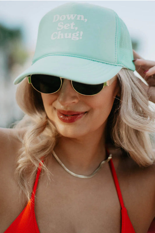 Down Set Chug Trucker Hat
