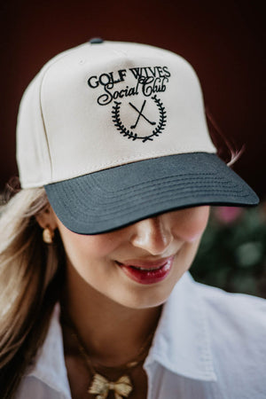 Golf Wives Social Club Two Toned Vintage Hat