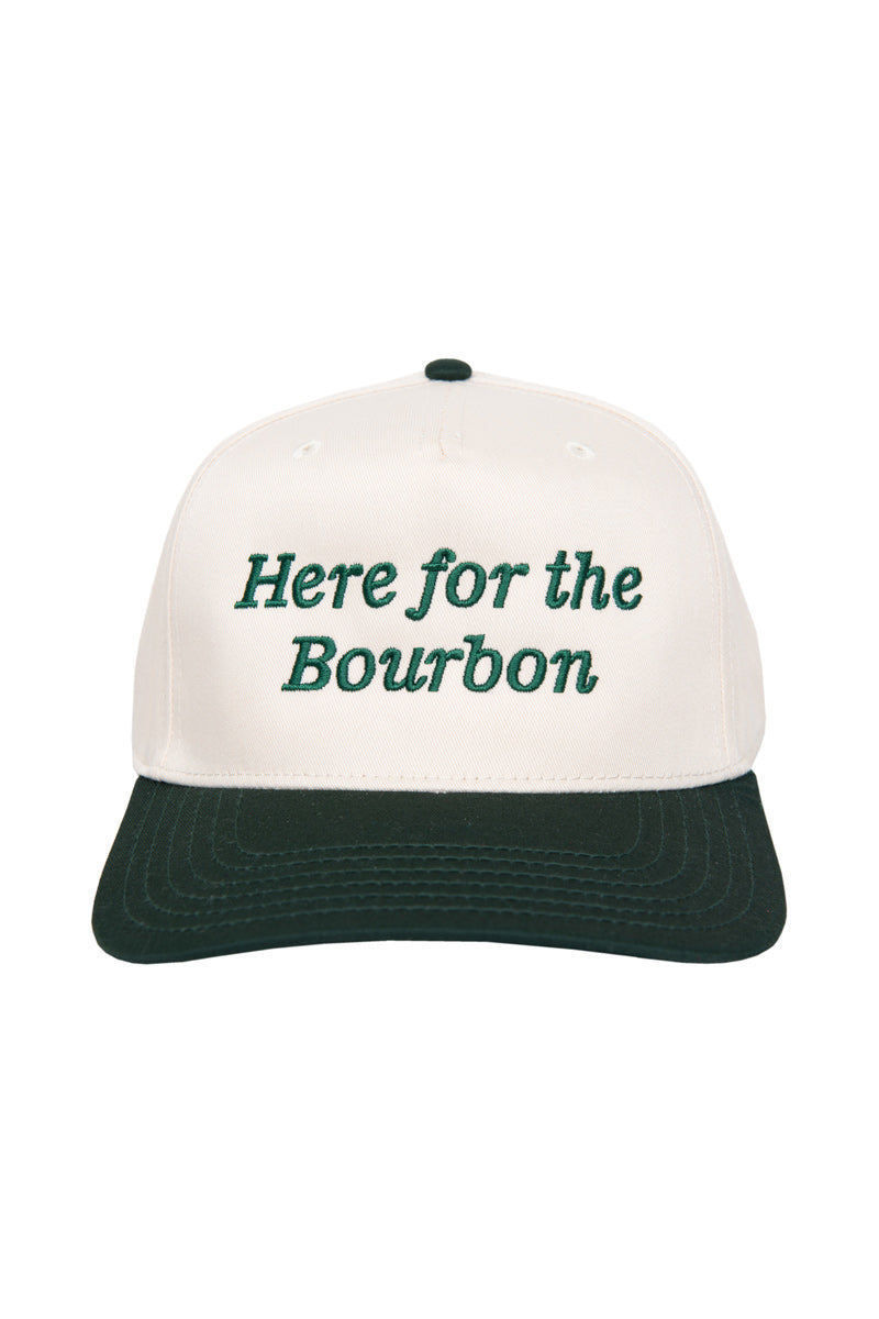 Here For The Bourbon Vintage Trucker Hat