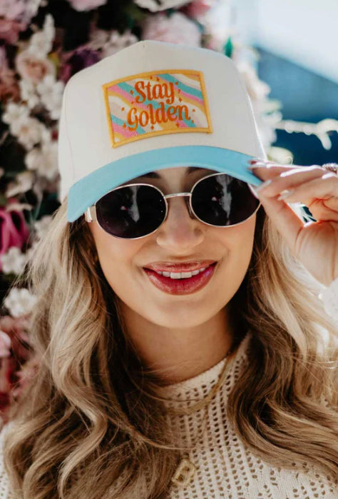 Stay Golden Patch Trucker Hat